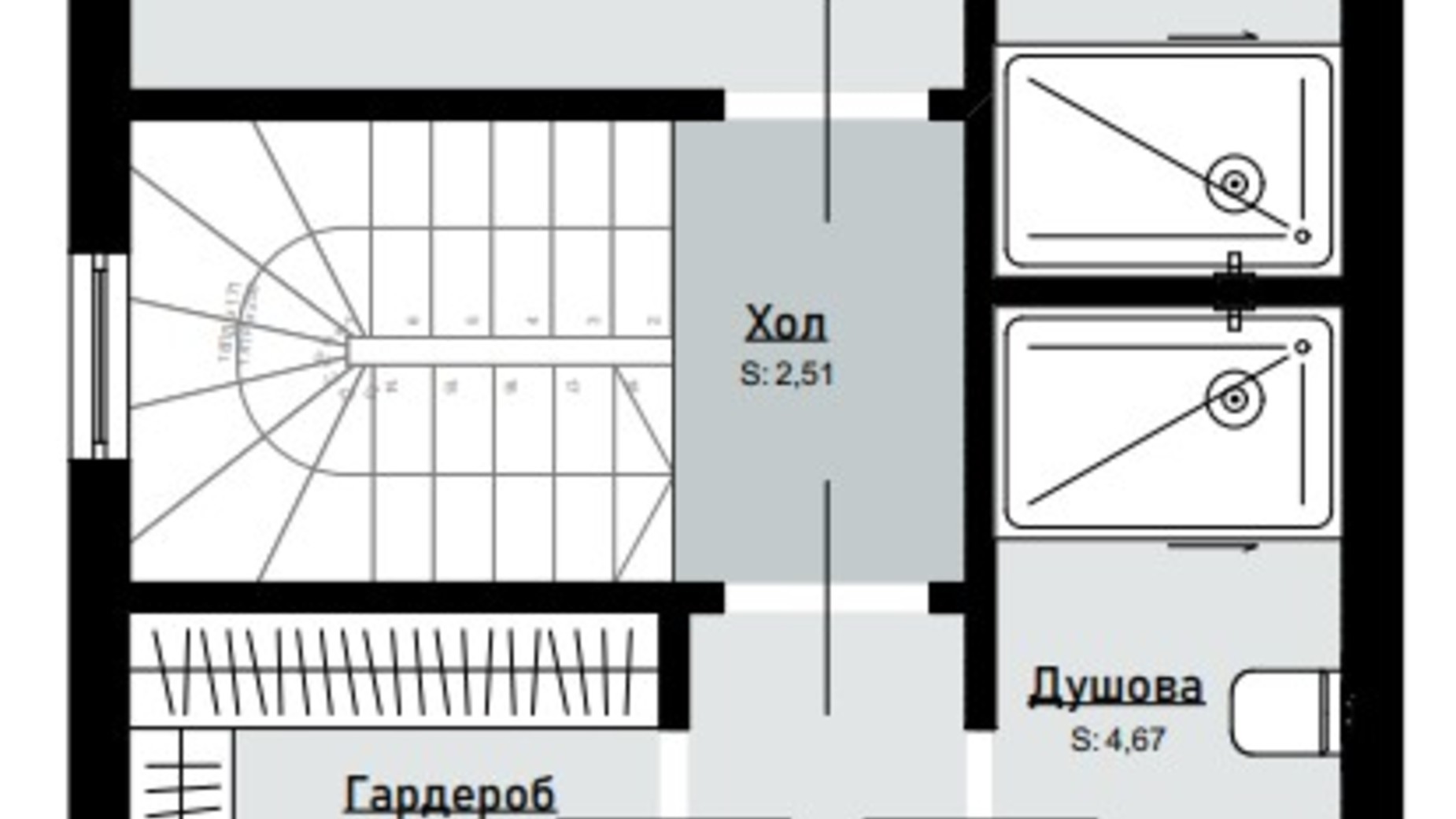 Планування дуплекса в КМ Garden Village Ozerne 155 м², фото 729626