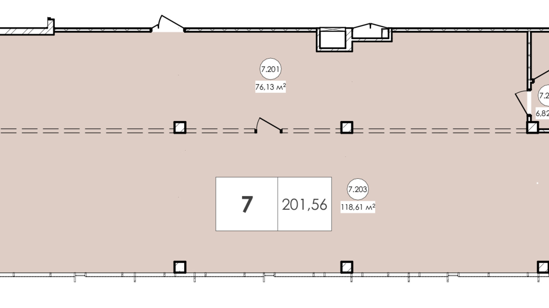 Планировка помещения в ЖК Creator City 201.56 м², фото 732905