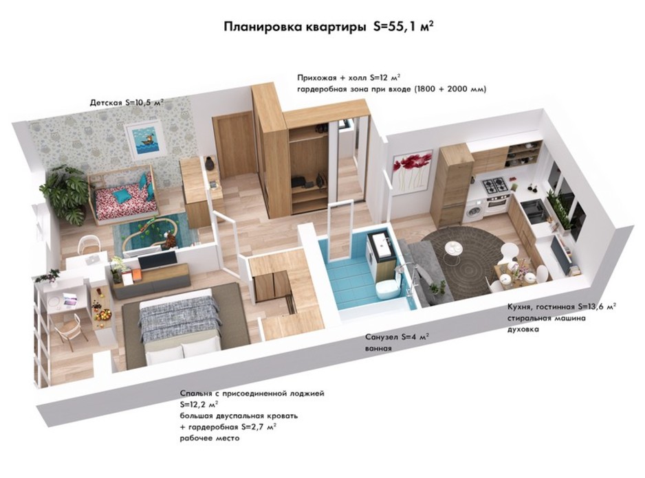 КМ Grand Villas планування 20 КМ Grand Villas планування 20