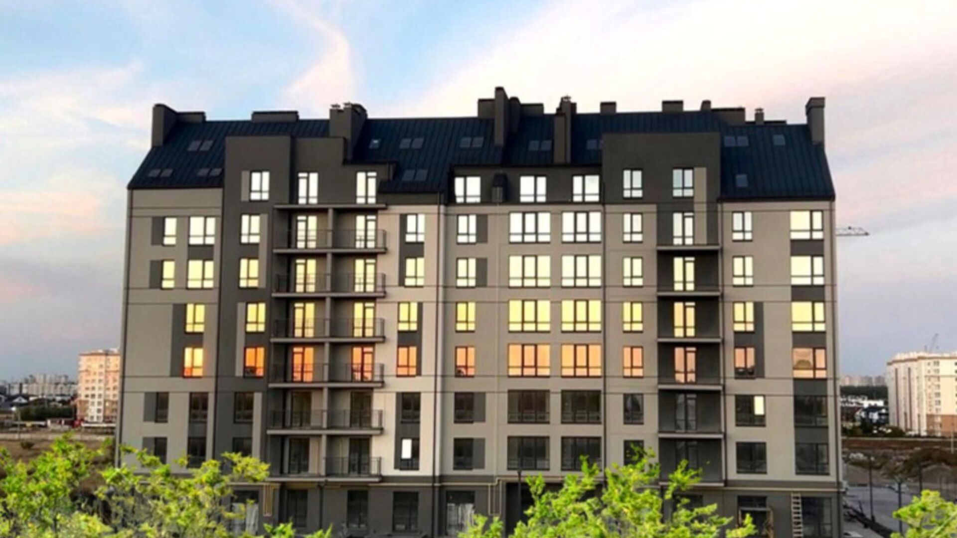 Состоянием на август 2024 года ЖК Park Residence ход строительства фото 745797