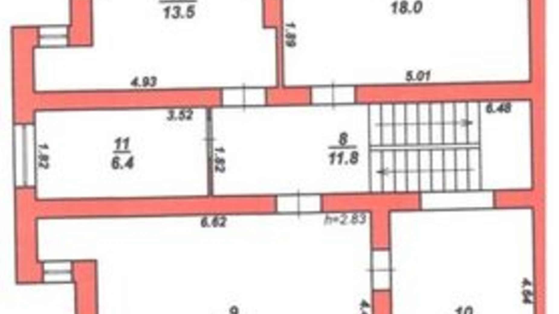 Планировка таунхауса в КГ На Вишневой 170.8 м², фото 747411