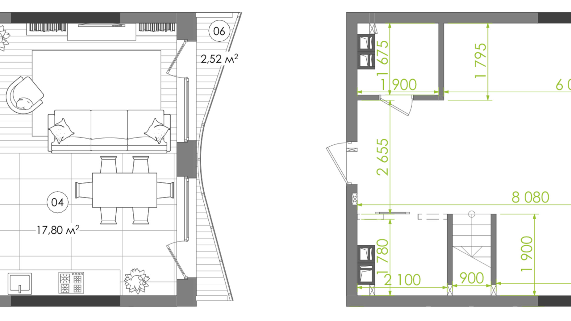 Планировка 4-комнатной квартиры в ЖК Creator City 147.47 м², фото 751000