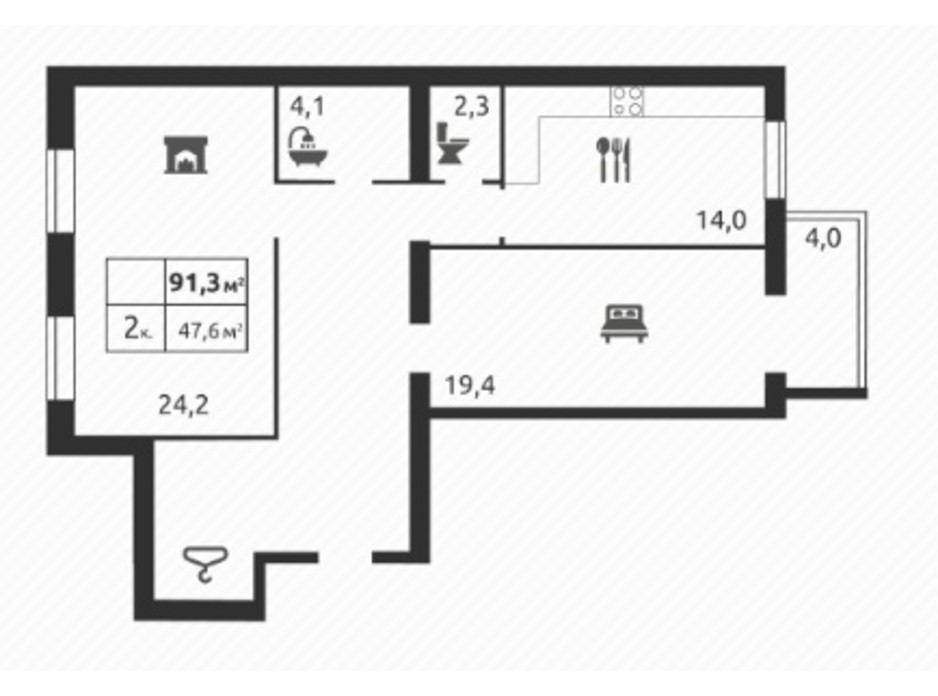 ЖК River Park планування 26 ЖК River Park планування 26