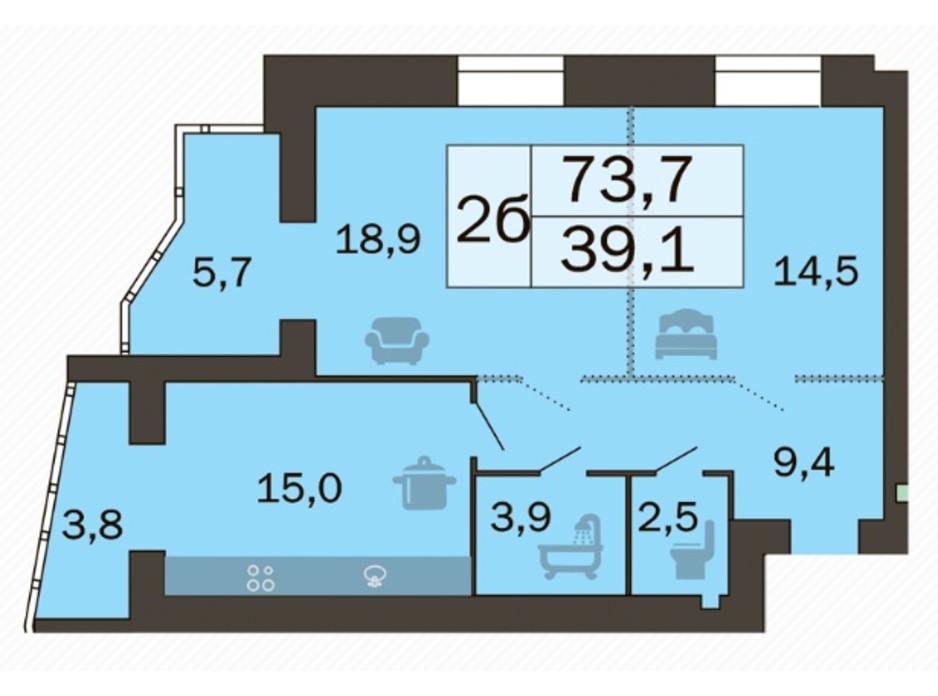 ЖК River Park планування 34 ЖК River Park планування 34