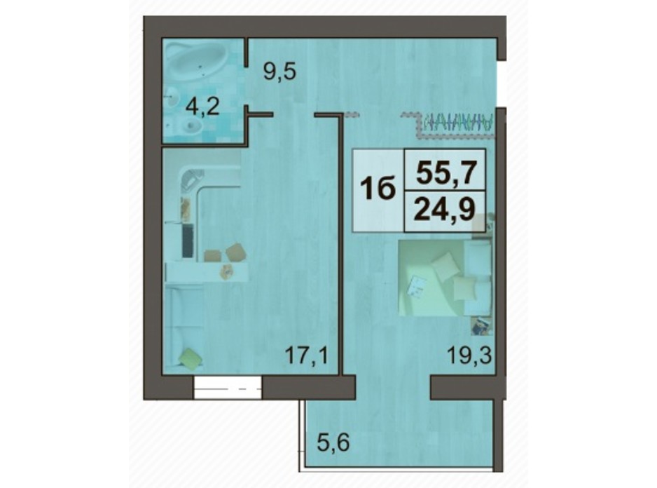 ЖК River Park планування 31 ЖК River Park планування 31