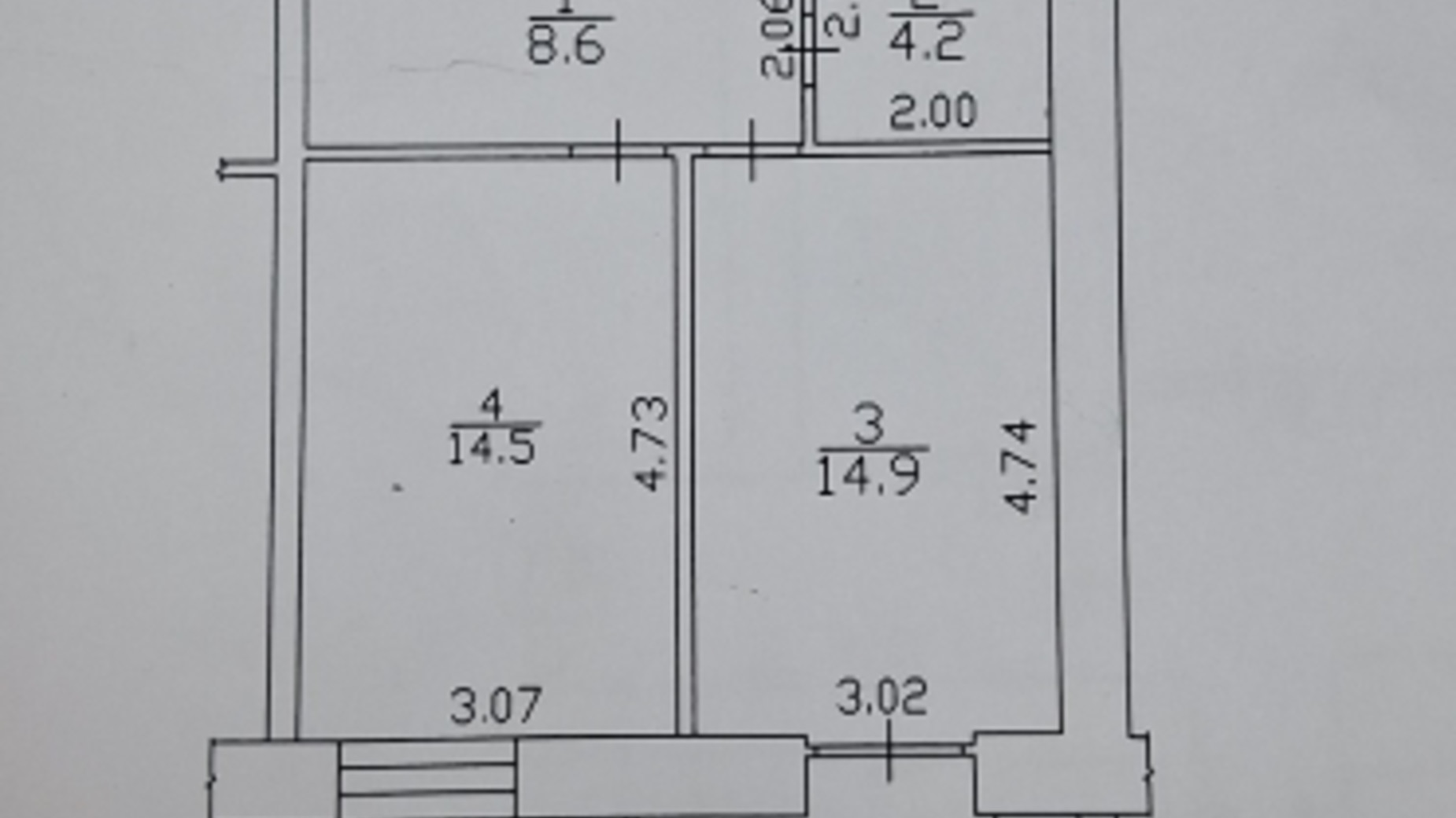 Планировка 1-комнатной квартиры в ЖК Авиатор 45.6 м², фото 770932