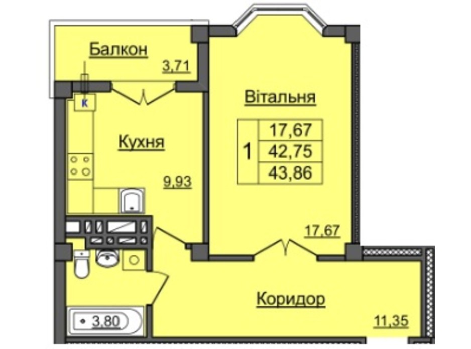 ЖК по ул. Хмельницкого планировка 6 ЖК по ул. Хмельницкого планировка 6