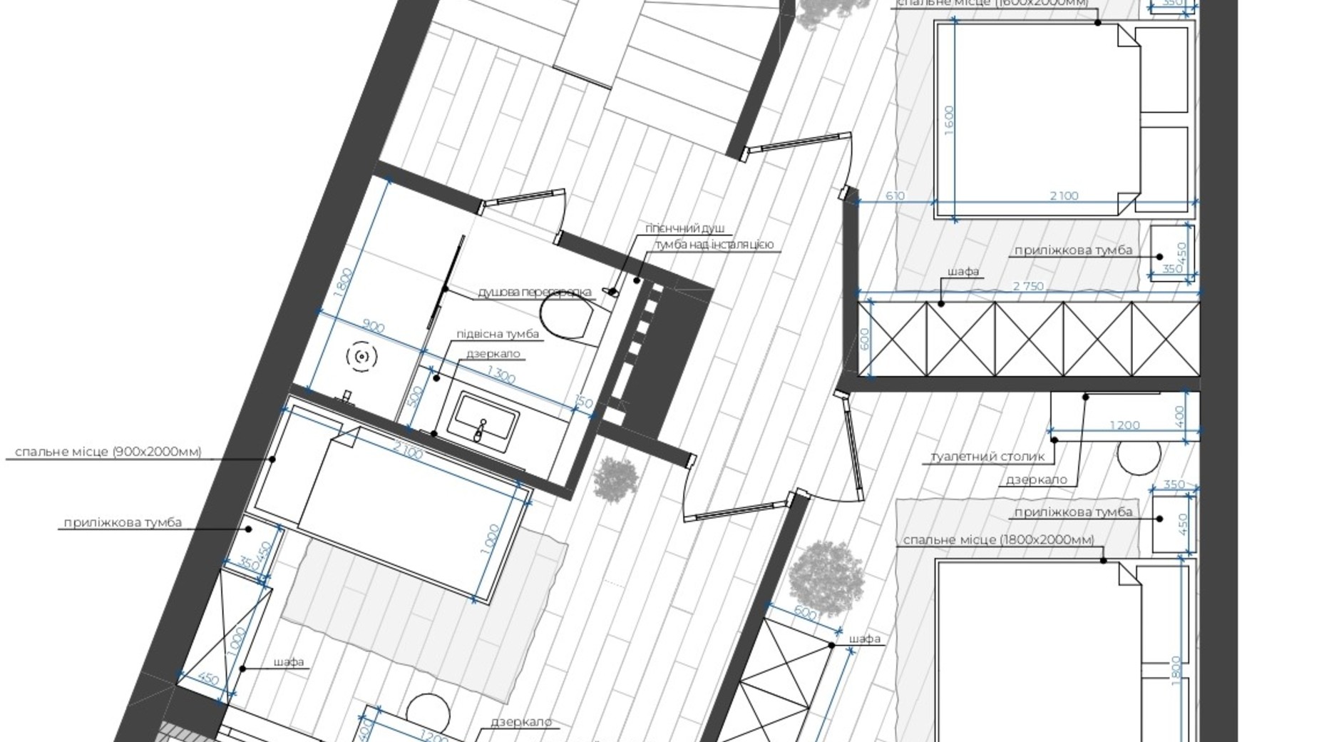 Планировка помещения в КГ Zagrava Villas & Residence 221 м², фото 780651