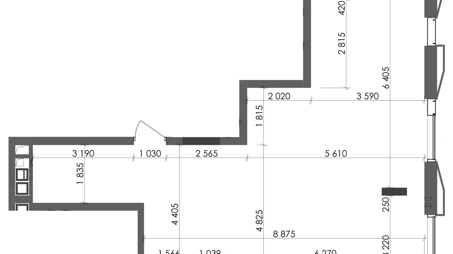 Планування 1-кімнатної квартири в ЖК Krauss Gallery 67.79 м², фото 783512