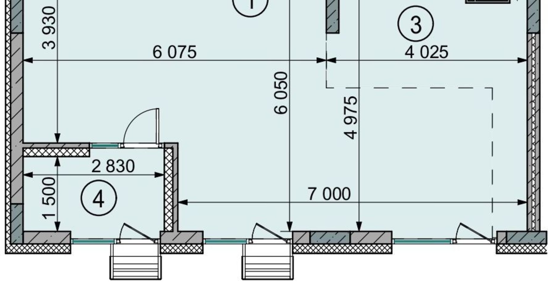 Планування 1-кімнатної квартири в ЖК Sense City 74.3 м², фото 790123