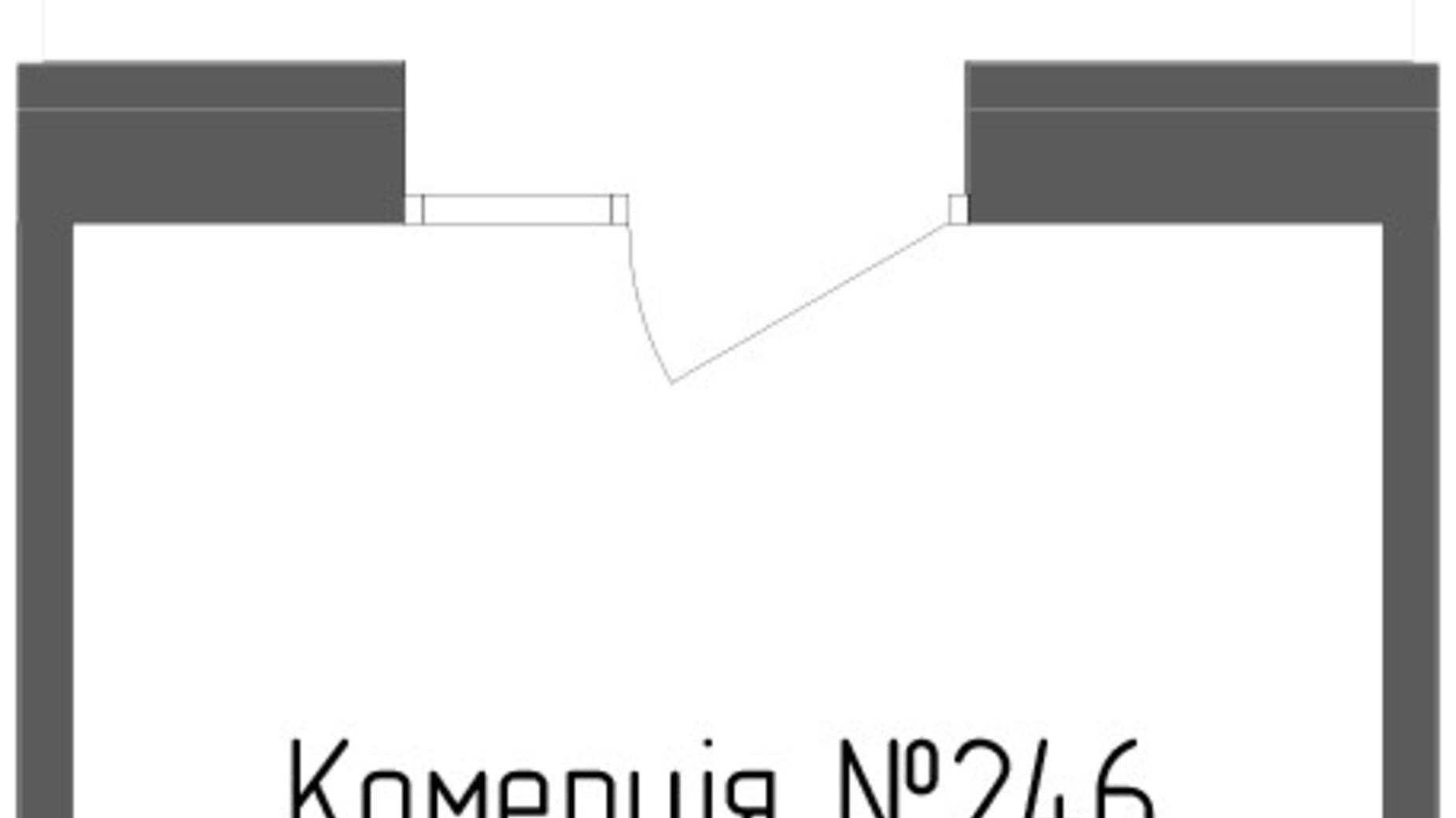 Планировка 1-комнатной квартиры в ЖК ZigZag 13.57 м², фото 792320