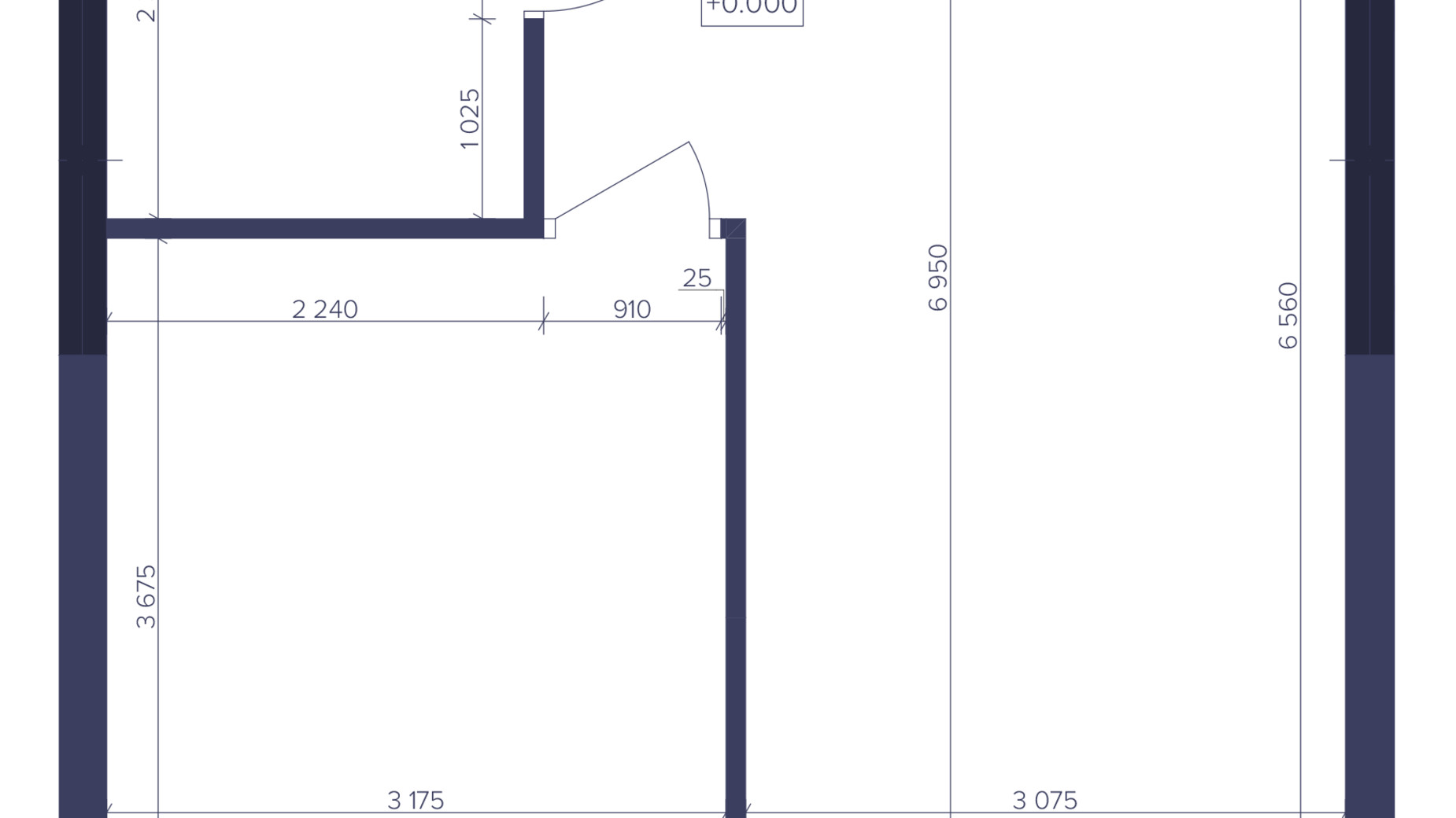 Планировка 1-комнатной квартиры в ЖК Dnipro Island 44.33 м², фото 812754