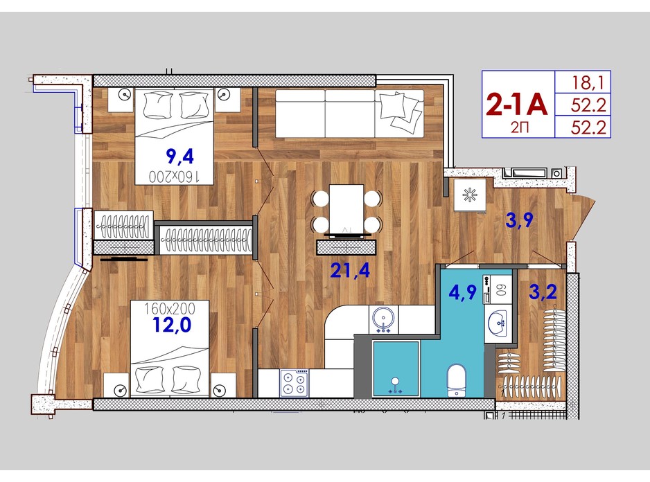ЖК SunCity планування 18 ЖК SunCity планування 18
