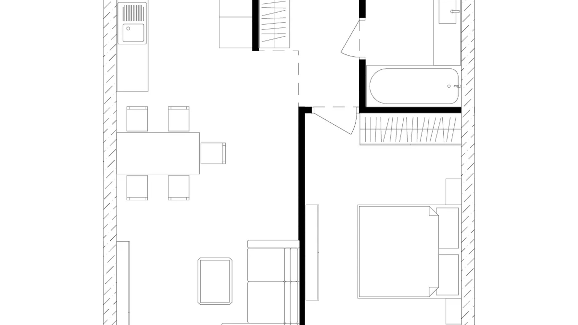 Планировка 1-комнатной квартиры в ЖК Русановская Гавань 53.3 м², фото 815003