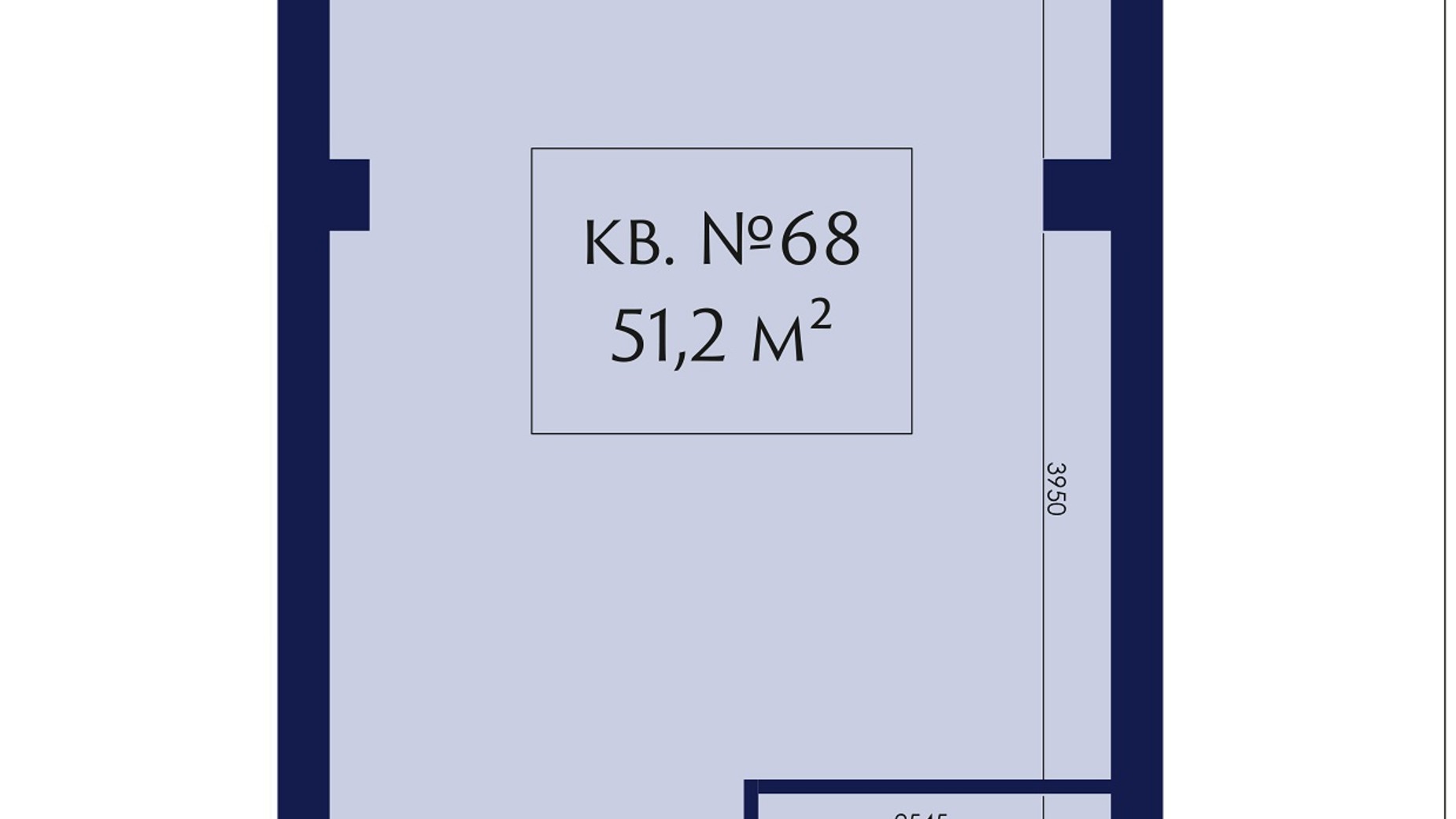 Планировка 1-комнатной квартиры в ЖК Маgнит, Дом на Фонтане 102.4 м², фото 81509