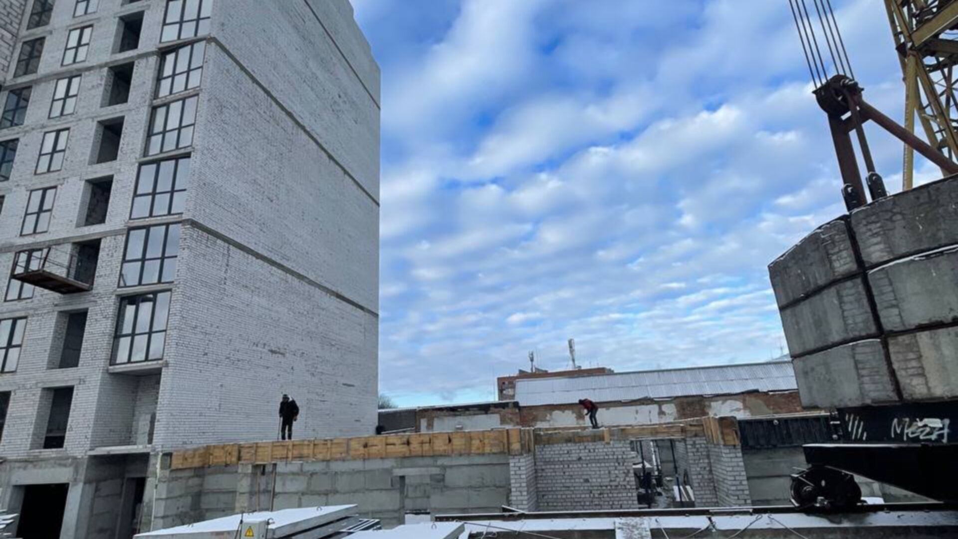 Состоянием на февраль 2025 года ЖК Аристократ ход строительства фото 819040