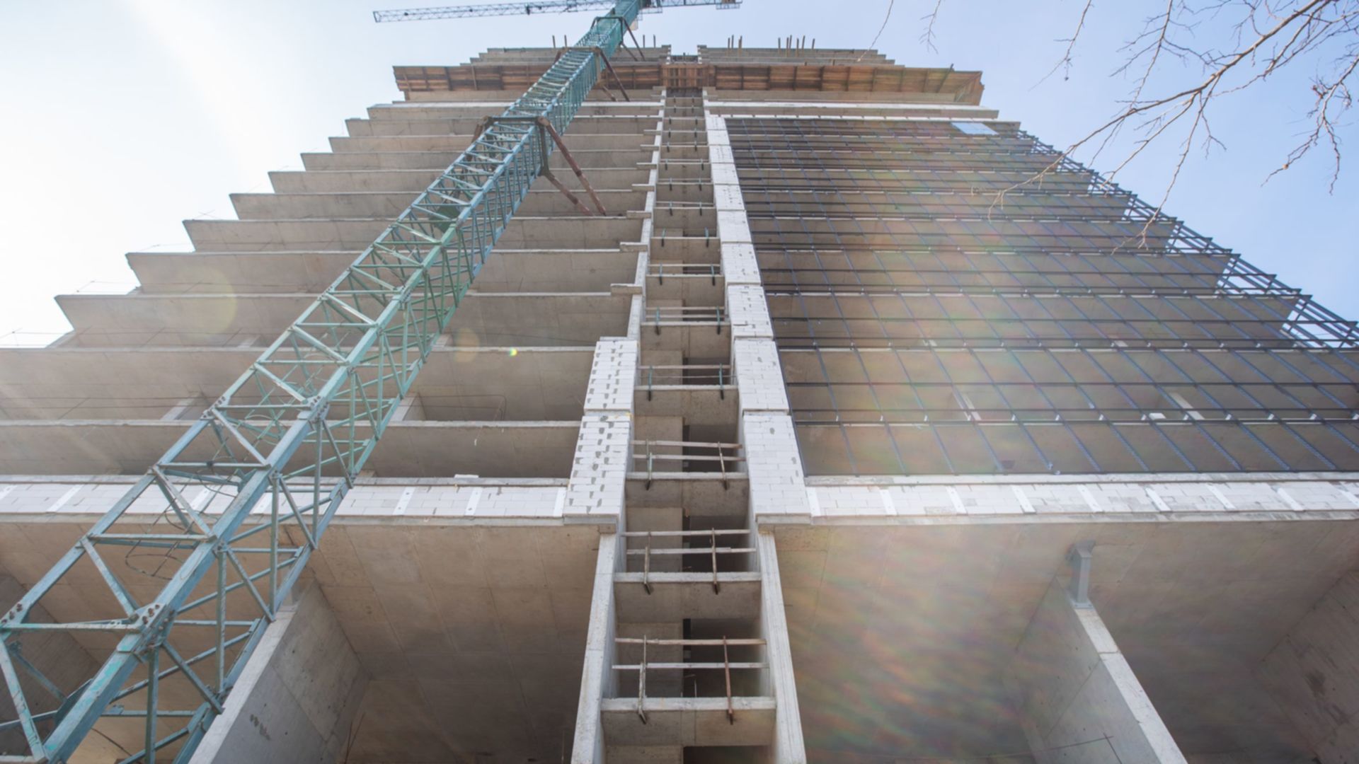 Состоянием на февраль 2025 года БЦ PlatOn ход строительства фото 824136