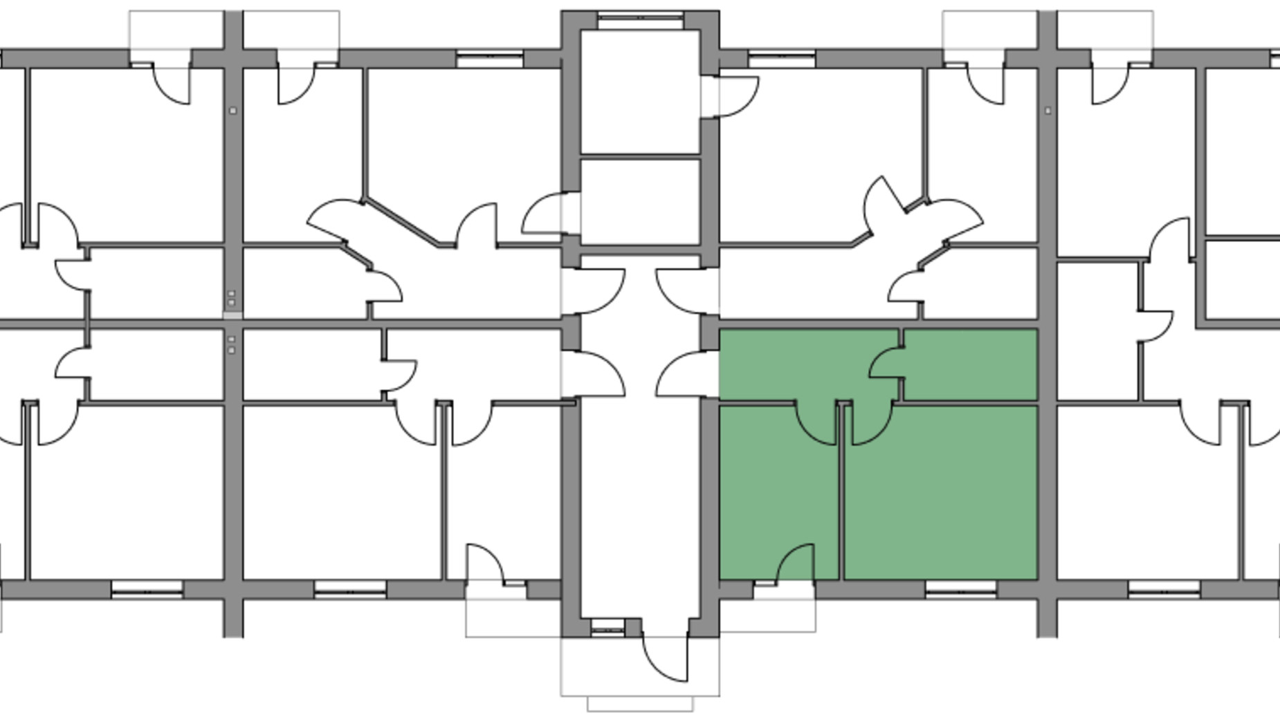 Планування 1-кімнатної квартири в ЖК Баварія 34.91 м², фото 824459