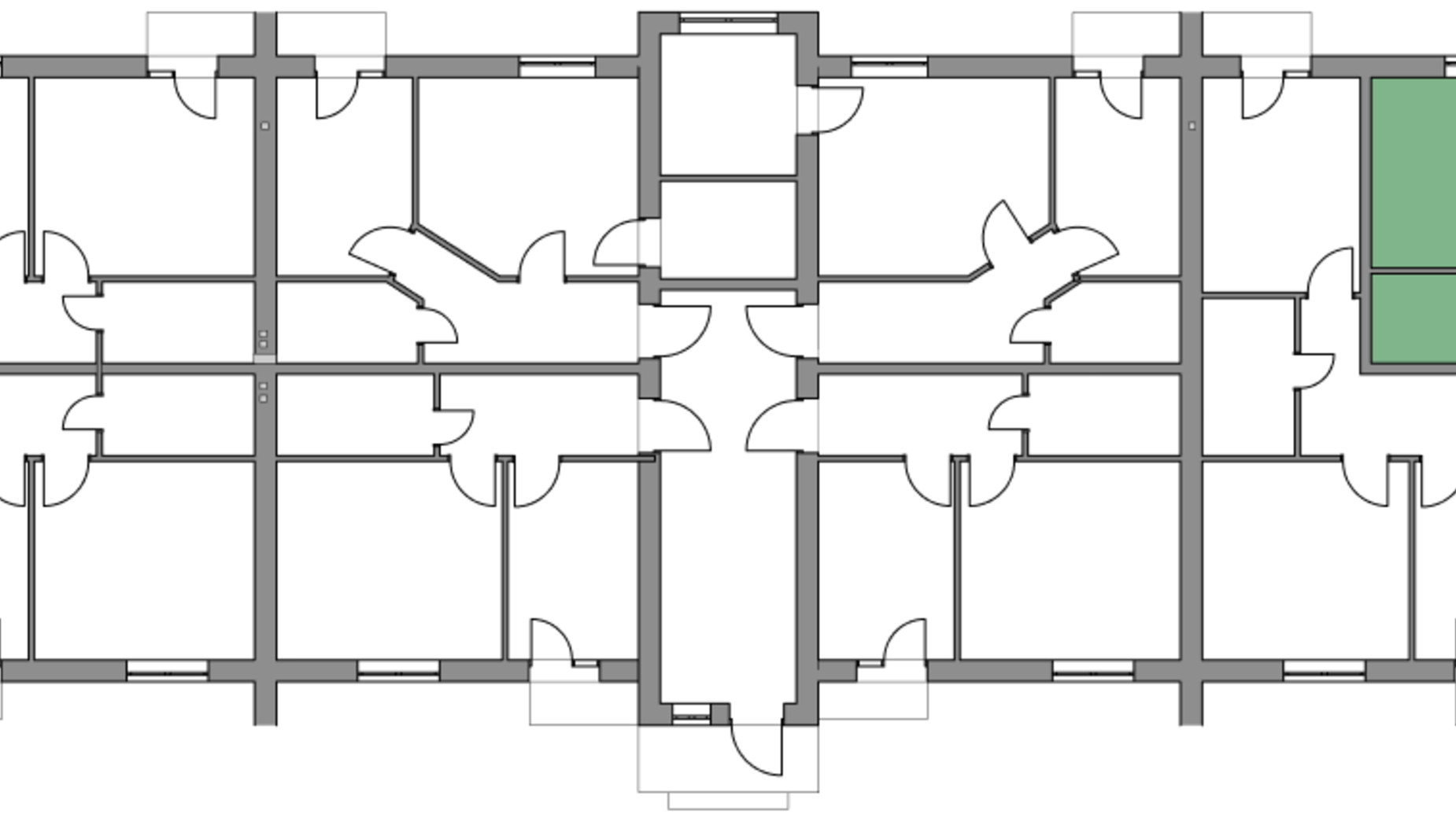 Планування 2-кімнатної квартири в ЖК Баварія 51.23 м², фото 824460