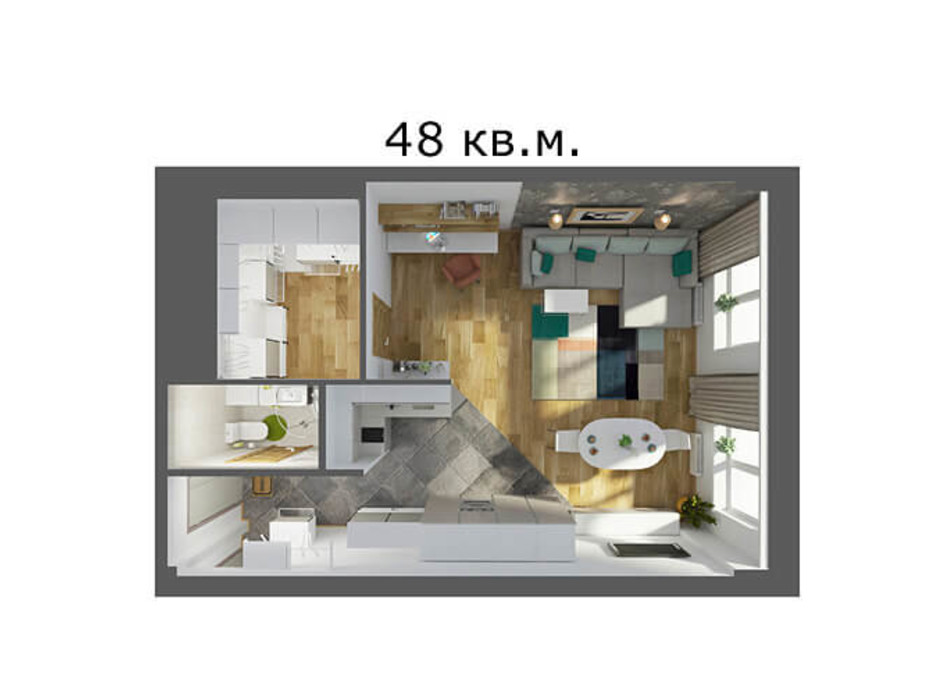 ЖК Smart House планировка 26 ЖК Smart House планировка 26