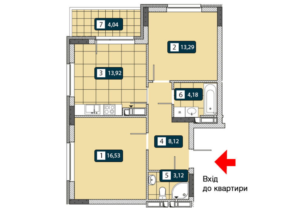 ЖК Нивки-Парк планировка 17 ЖК Нивки-Парк планировка 17