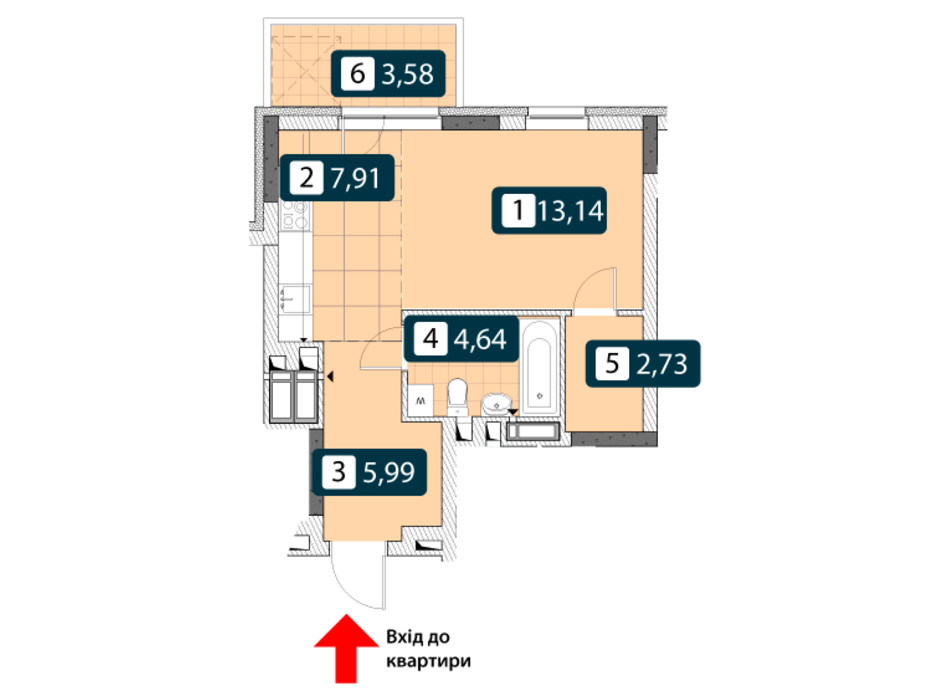 ЖК Нивки-Парк планировка 18 ЖК Нивки-Парк планировка 18