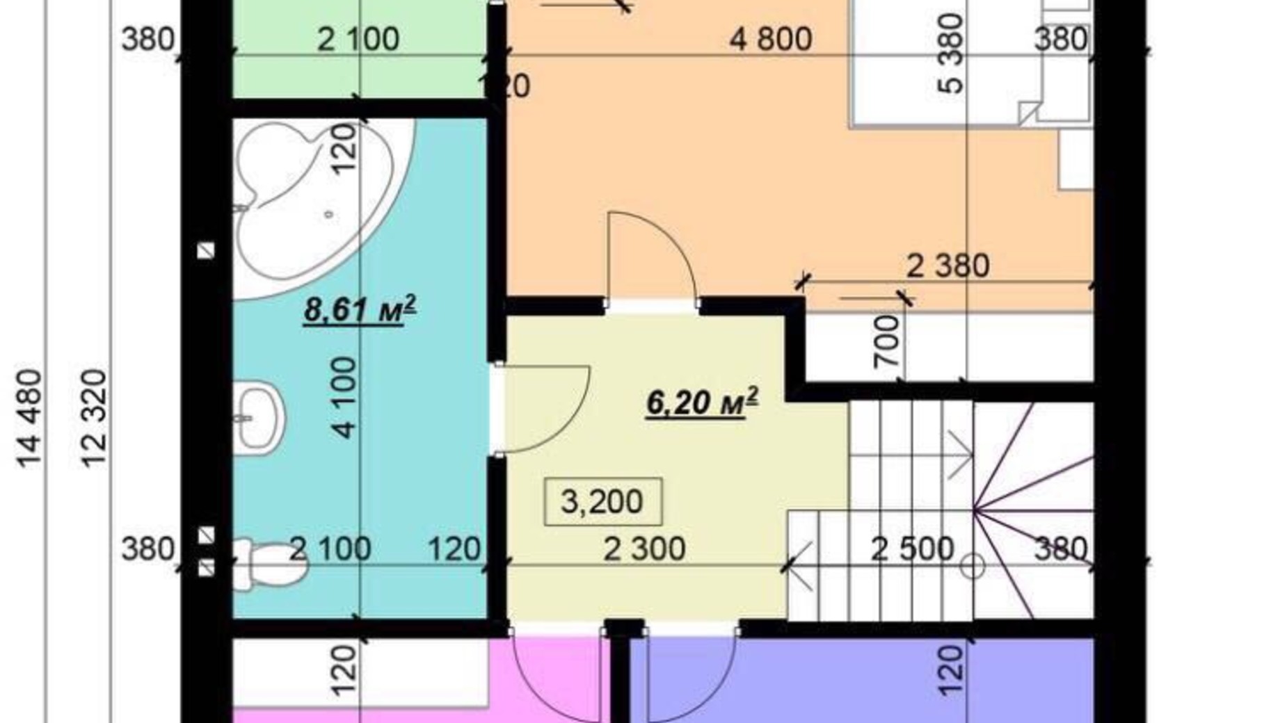 Планування таунхауса в Таунхаус Dream Town 148.5 м², фото 83341