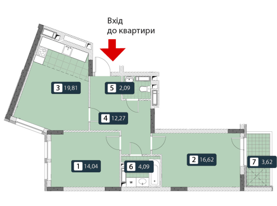 ЖК Нивки-Парк планировка 28 ЖК Нивки-Парк планировка 28