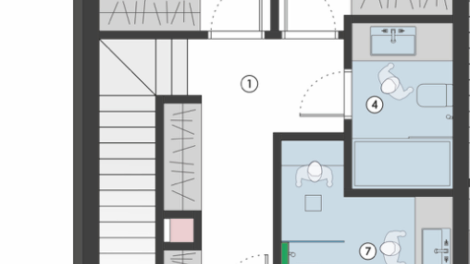 Планування таунхауса в КМ TOSCANA CITY 106 м², фото 835653