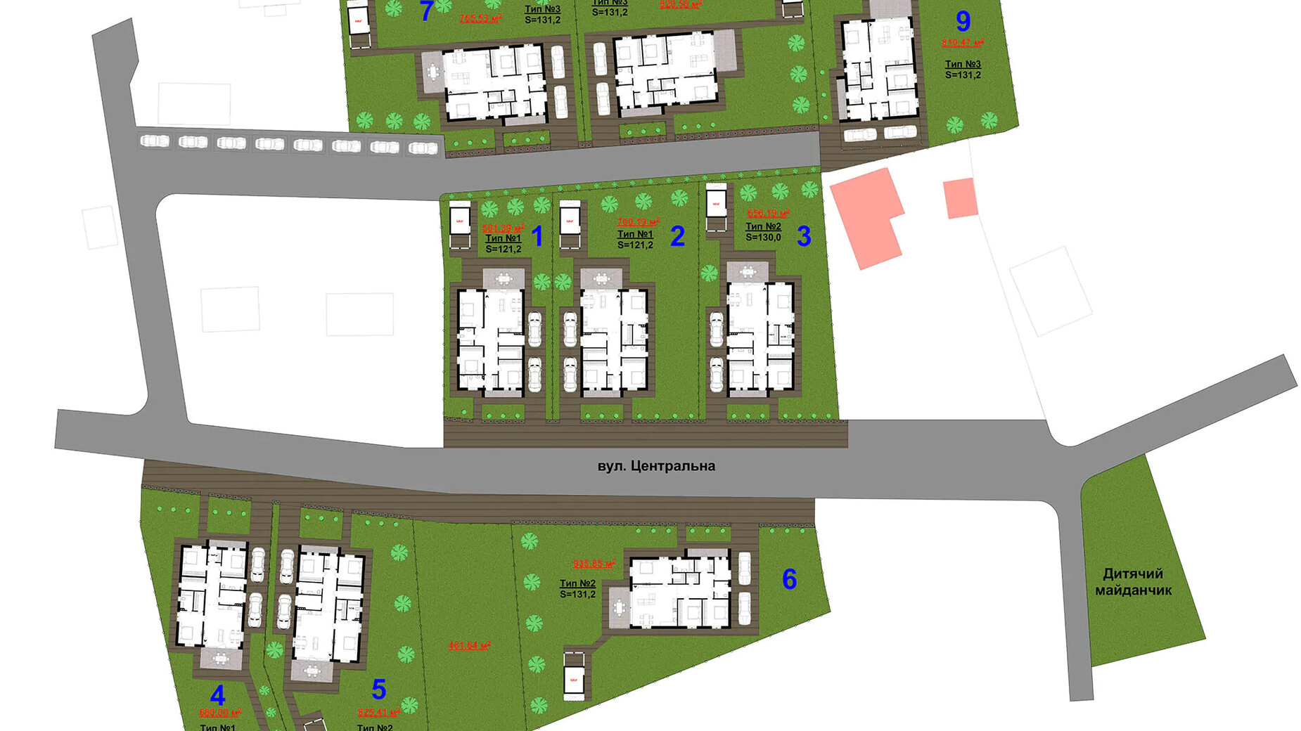 КГ Focus Village  генплан 850755