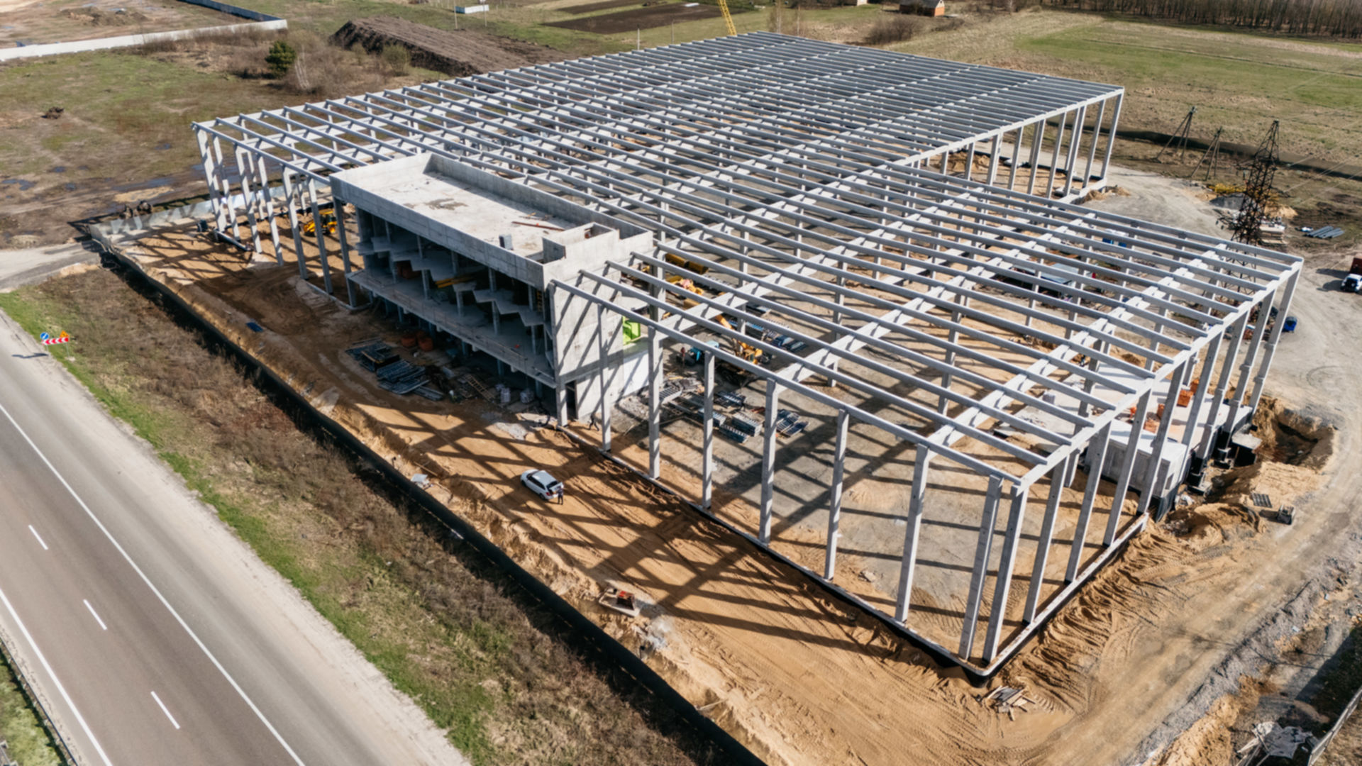 Логистический комплекс LOGISTICS HUB ход строительства фото 858717