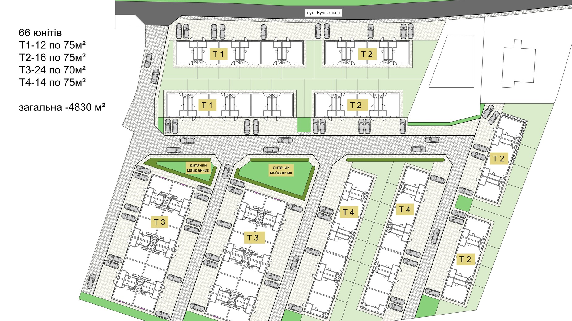 Таунхаус Bihome  генплан 889130