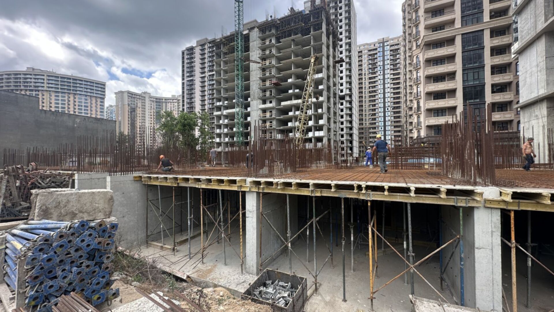 Состоянием на август 2025 года БЦ PlatOn ход строительства фото 896635