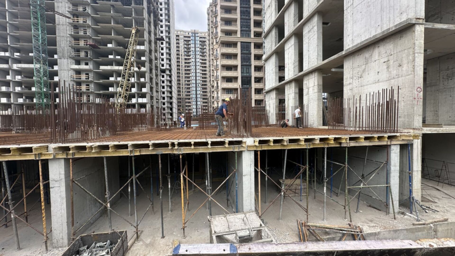 Состоянием на август 2025 года БЦ PlatOn ход строительства фото 896636