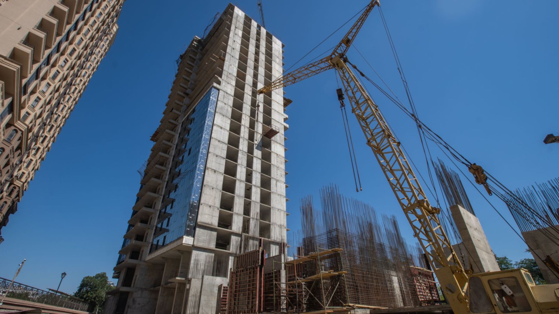 Состоянием на сентябрь 2025 года БЦ PlatOn ход строительства фото 908488