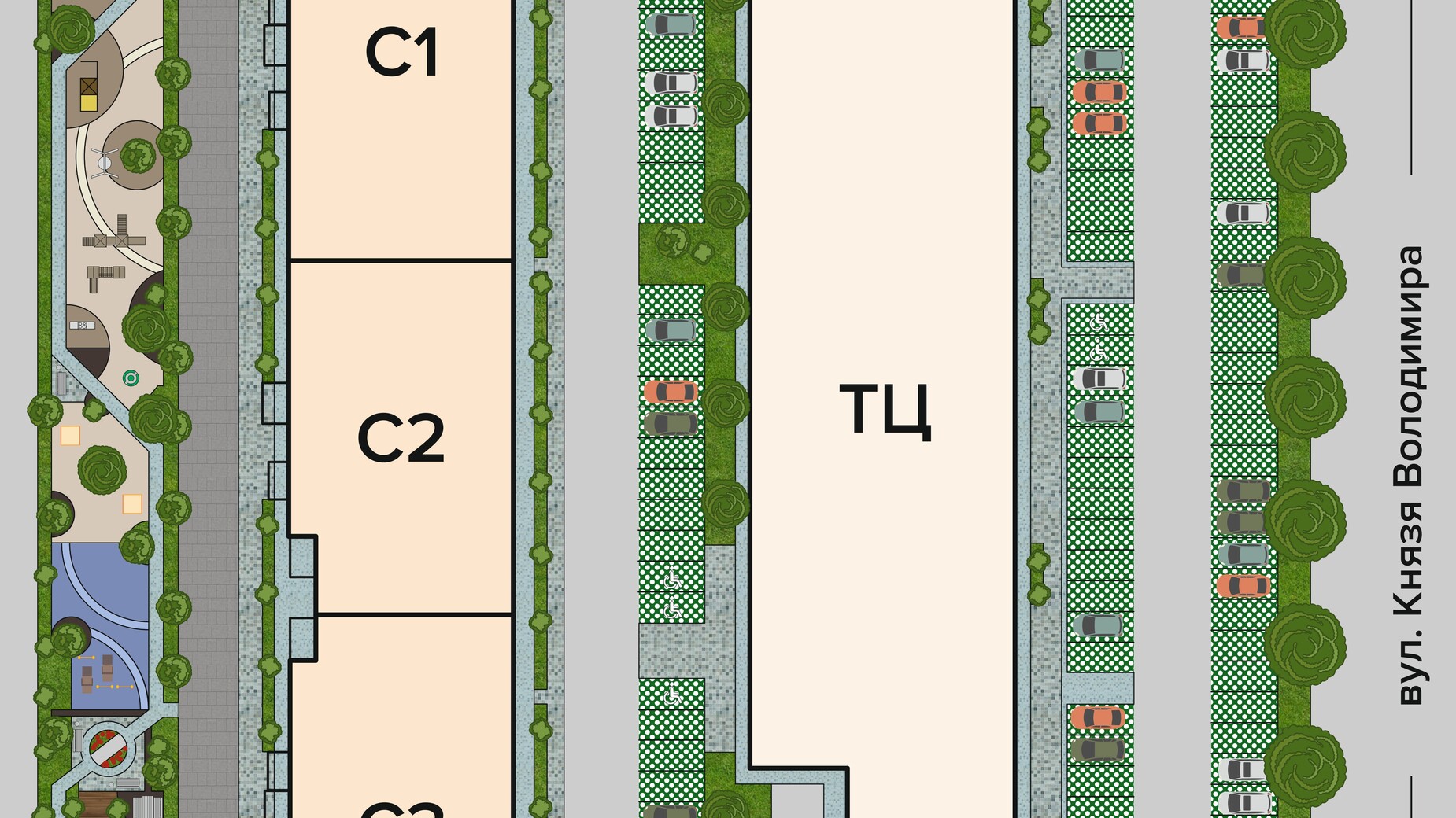 ЖК Кориця генплан 912555
