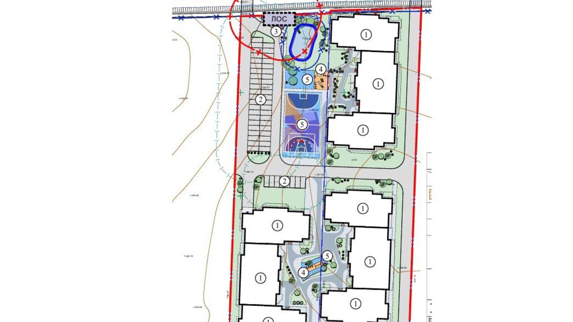 ЖК Медовий генплан 916626