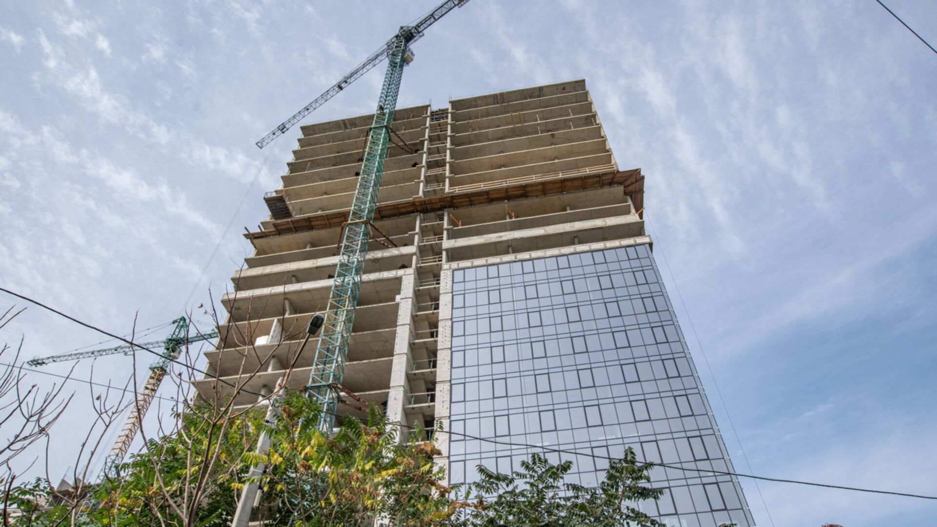 Состоянием на октябрь 2025 года БЦ PlatOn ход строительства фото 920254