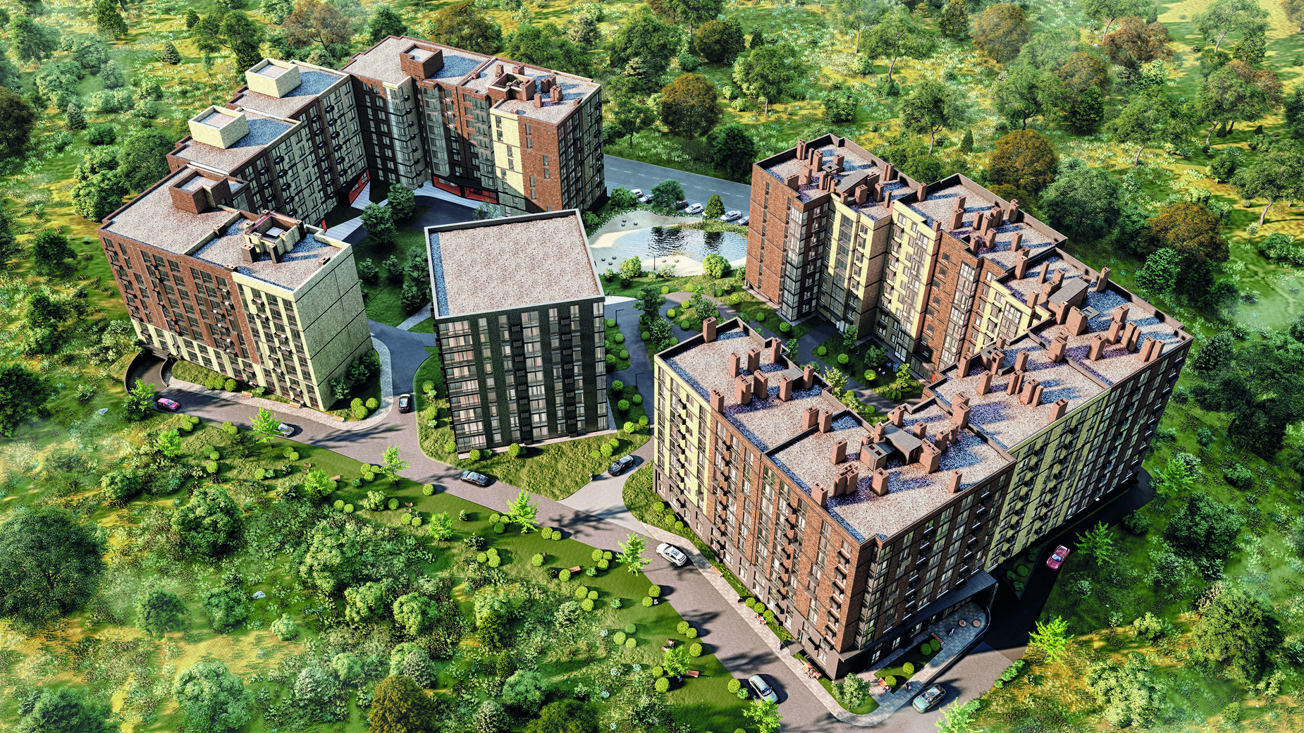 ЖК Vodogray UN1T  генплан 947936