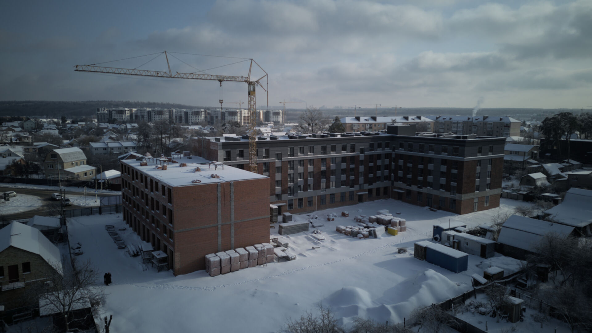 Состоянием на январь 2026 года ЖК Kvartal Soborna ход строительства фото 967619