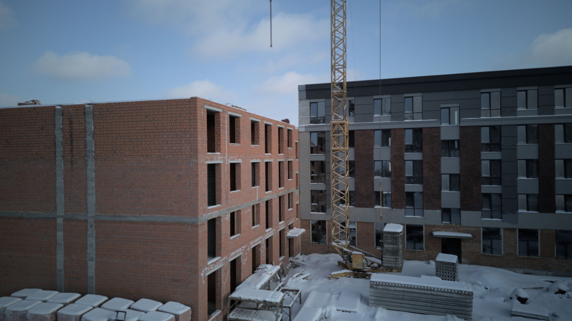 Состоянием на январь 2026 года ЖК Kvartal Soborna ход строительства фото 967620