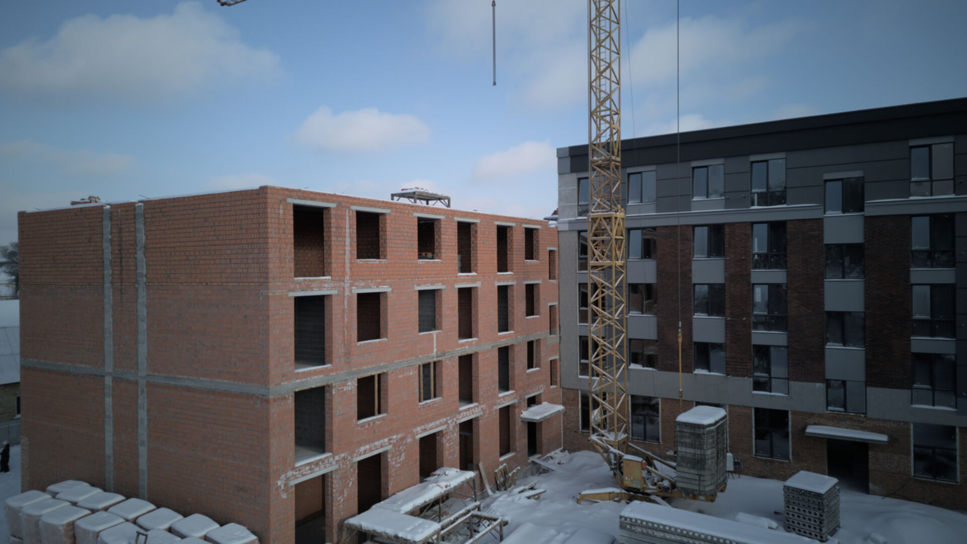 Состоянием на январь 2026 года ЖК Kvartal Soborna ход строительства фото 967621