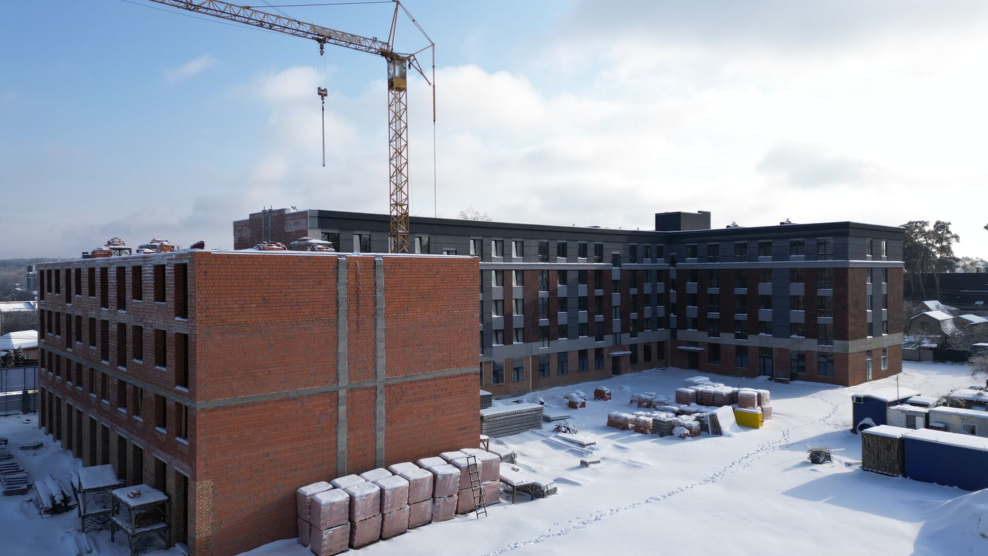 Состоянием на январь 2026 года ЖК Kvartal Soborna ход строительства фото 967622