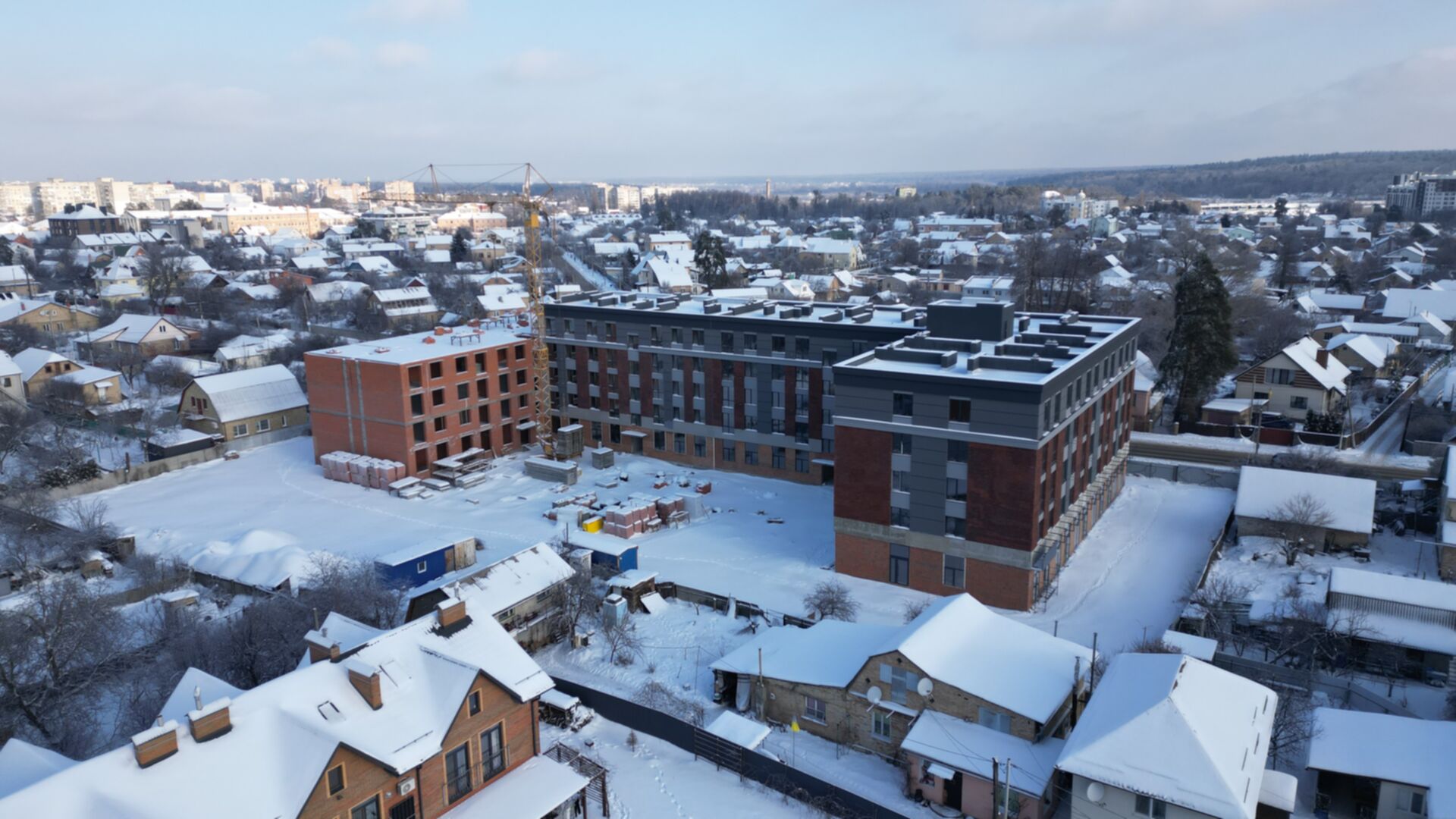 Состоянием на январь 2026 года ЖК Kvartal Soborna ход строительства фото 967624