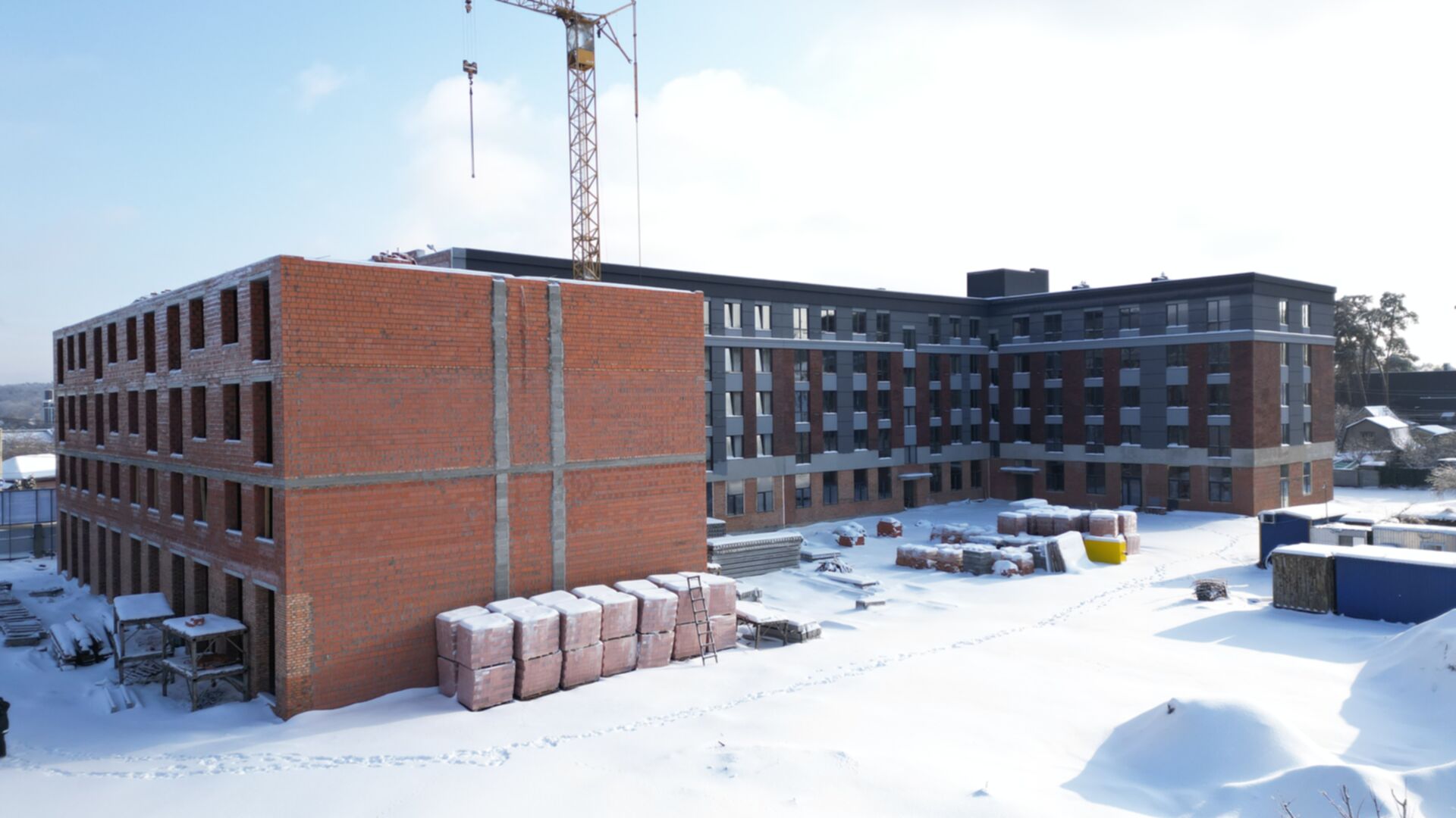 Состоянием на январь 2026 года ЖК Kvartal Soborna ход строительства фото 967625