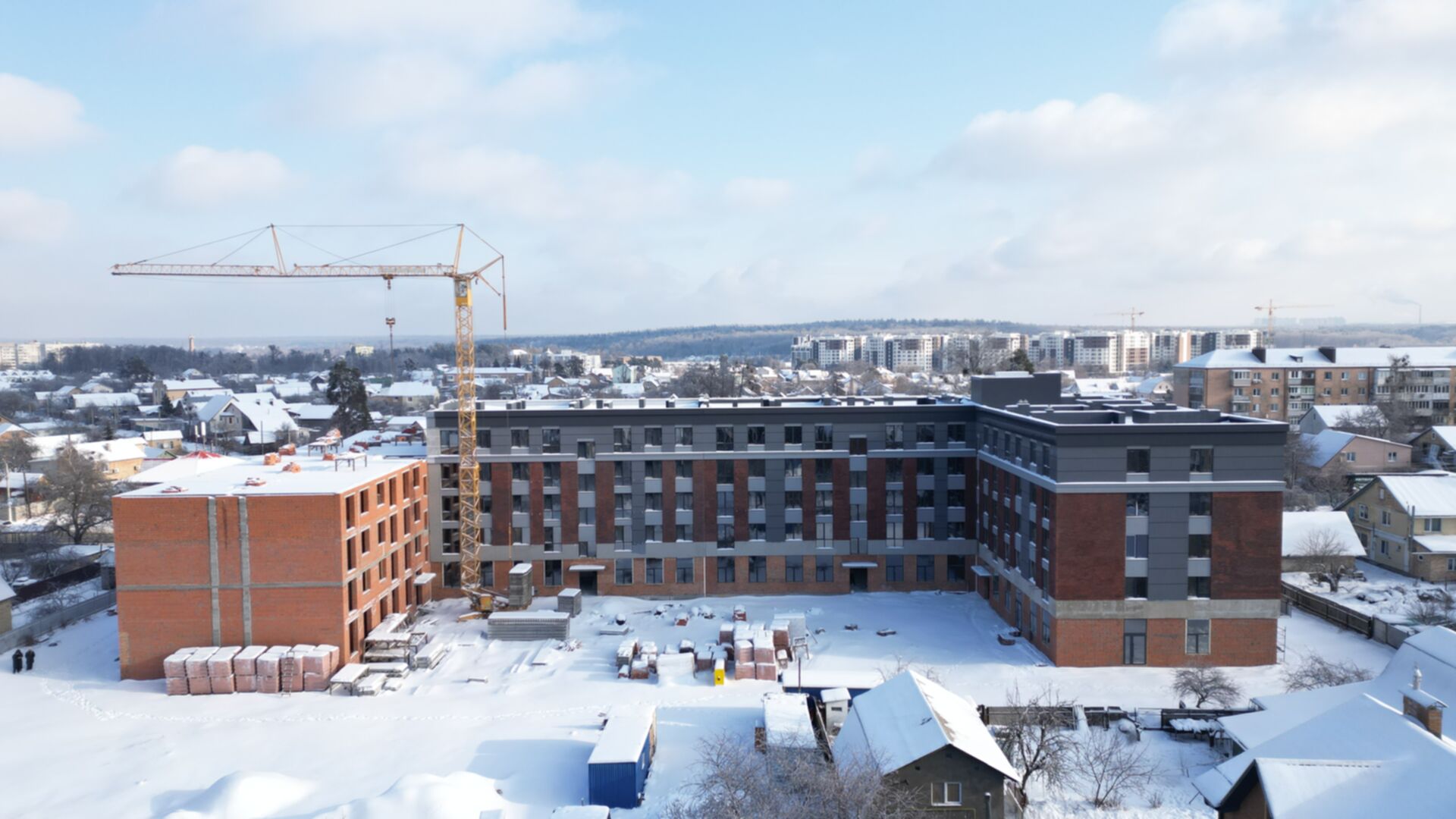 Состоянием на январь 2026 года ЖК Kvartal Soborna ход строительства фото 967638