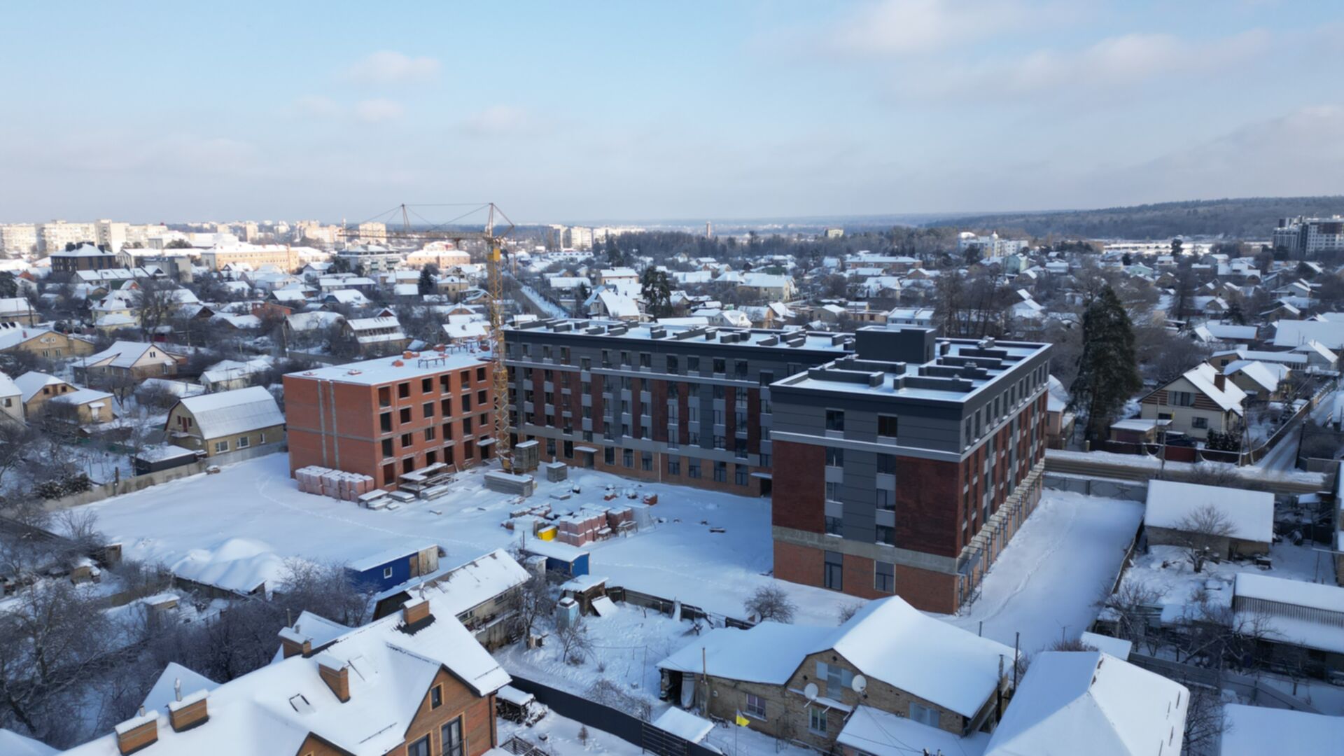 Состоянием на январь 2026 года ЖК Kvartal Soborna ход строительства фото 967639