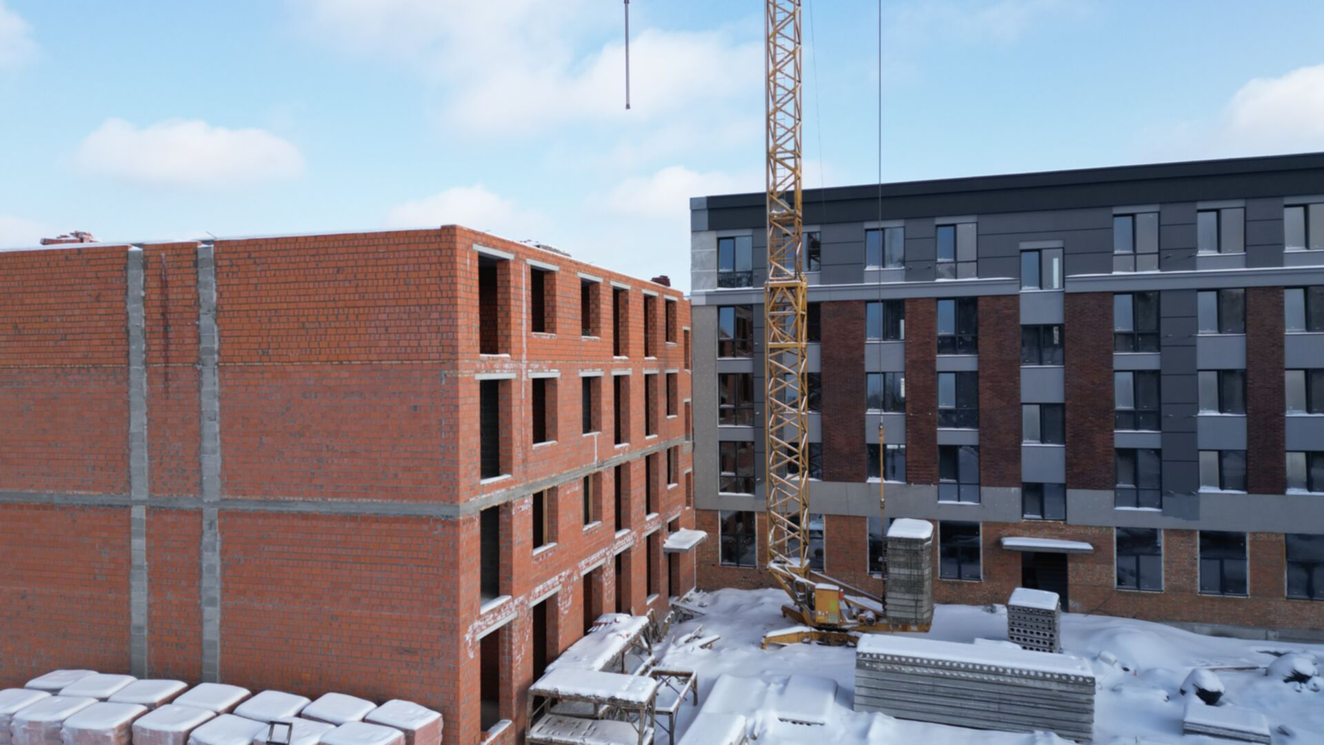 Состоянием на январь 2026 года ЖК Kvartal Soborna ход строительства фото 967640