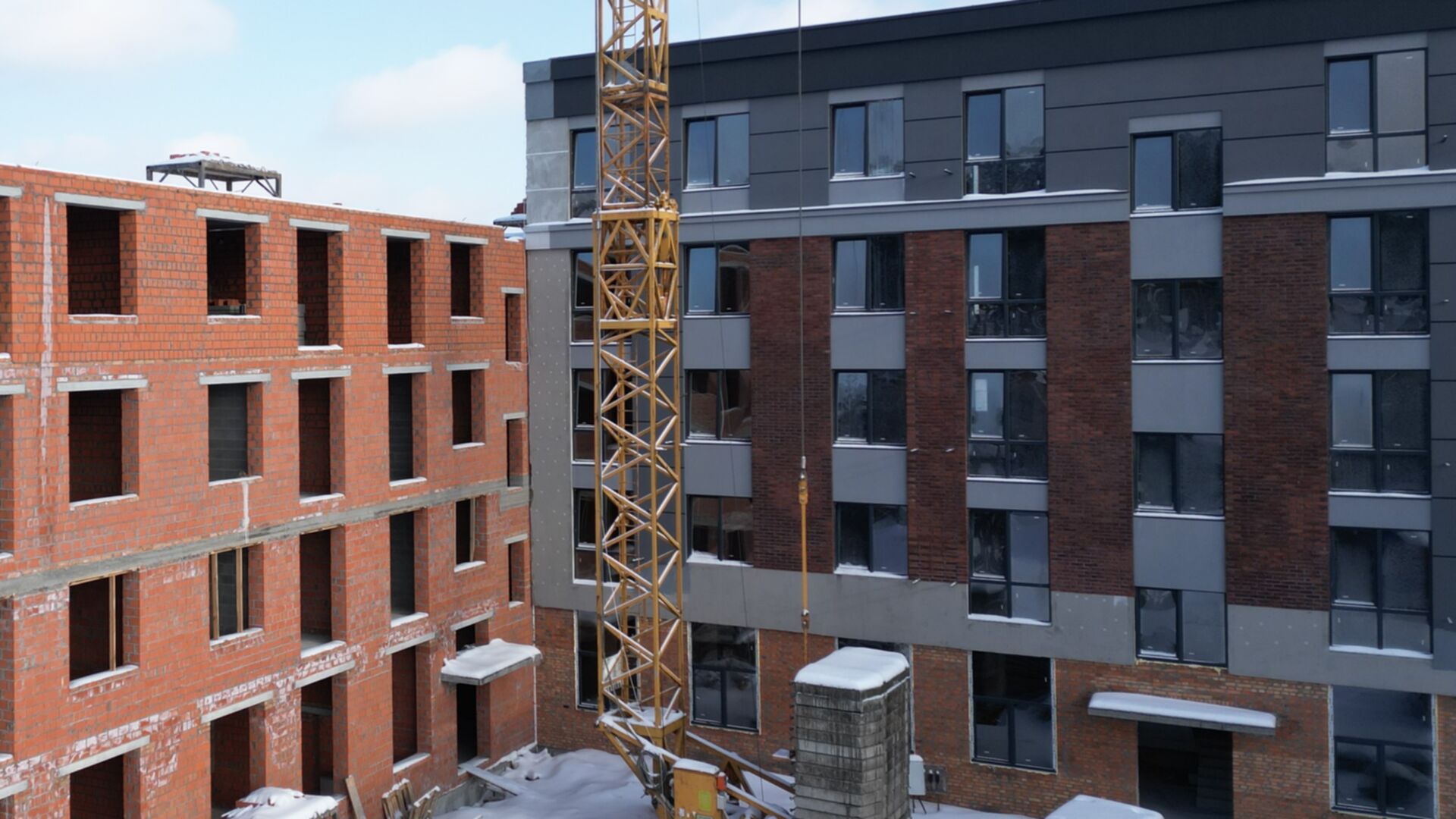 Состоянием на январь 2026 года ЖК Kvartal Soborna ход строительства фото 967641