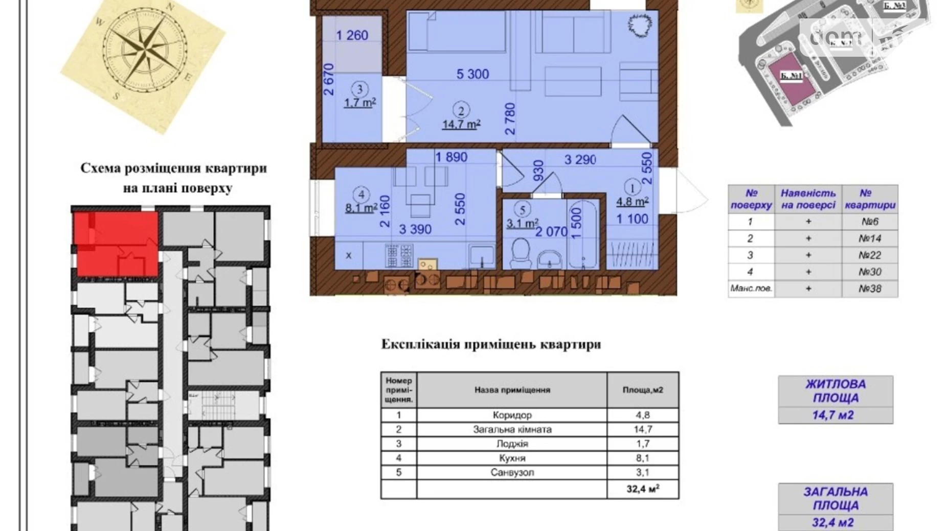 Продається 1-кімнатна квартира 33 кв. м у Ірпені, вул. Миколи Сингаївського(Новооскольська), 25